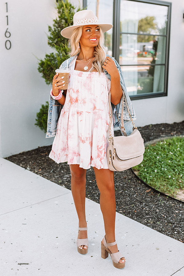 Polaroid Snaps Tie Dye Dress Image - 3