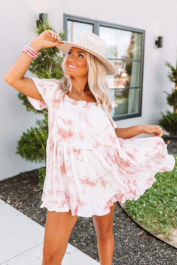 Polaroid Snaps Tie Dye Dress Image - 4