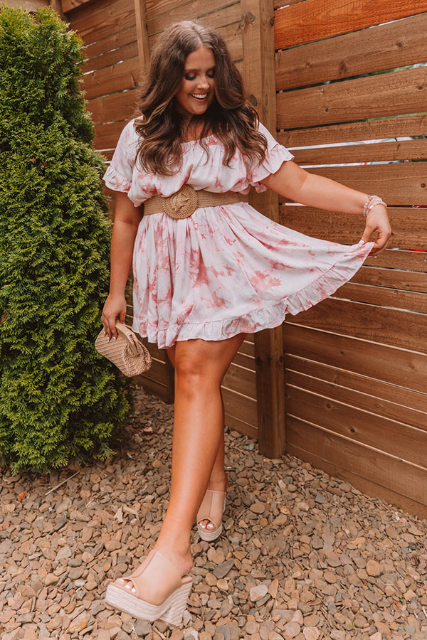 Polaroid Snaps Tie Dye Dress Curves Image - 4