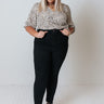 Risen The Jozie High Waist Skinny In Black Curves Image - 1