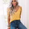 Paris Luxe Lace Top In Golden Honey Image - 1