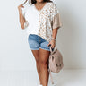 Dreaming Big Leopard Shift Top In Warm Taupe   Curves Image - 1