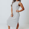 Park Ave Patio Stripe Midi In White Image - 1