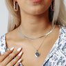 Alamo Kisses Necklace In Silver Image - 1