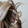 Chardonnay Babe Hair Claw In White Leopard Image - 1