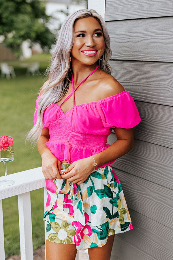 Positano Pretty Smocked Top Image - 4