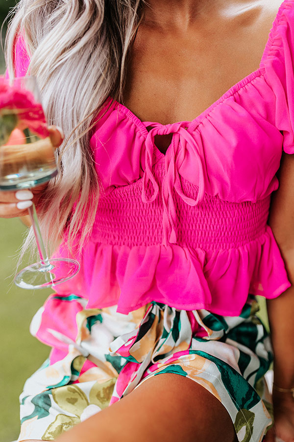 Positano Pretty Smocked Top Image - 5