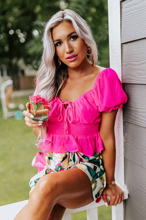 Positano Pretty Smocked Top Image - 3