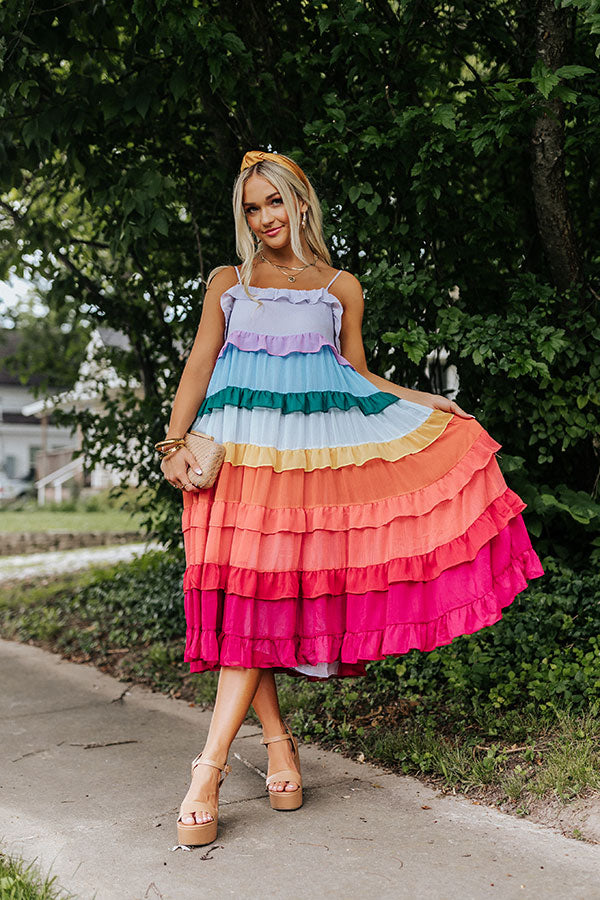 Unspoken Moment Tiered Midi Image - 4