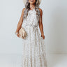 Honeymoon Happiness Maxi Dress In Ivory Image - 1