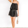 Door To Destiny Pleated Romper In Black Image - 1