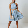 Miami Pier Shift Dress In Sky Blue Image - 1