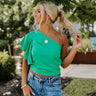 Renowned Love Shift Top In Kelly Green Image - 1
