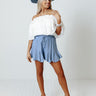Dance And Romance Shorts In Airy Blue Image - 1
