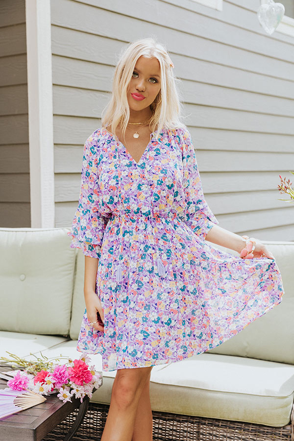 Cover Me In Florals Dress