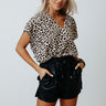 Timeless Beauty Leopard Shift Top In Cream Image - 1