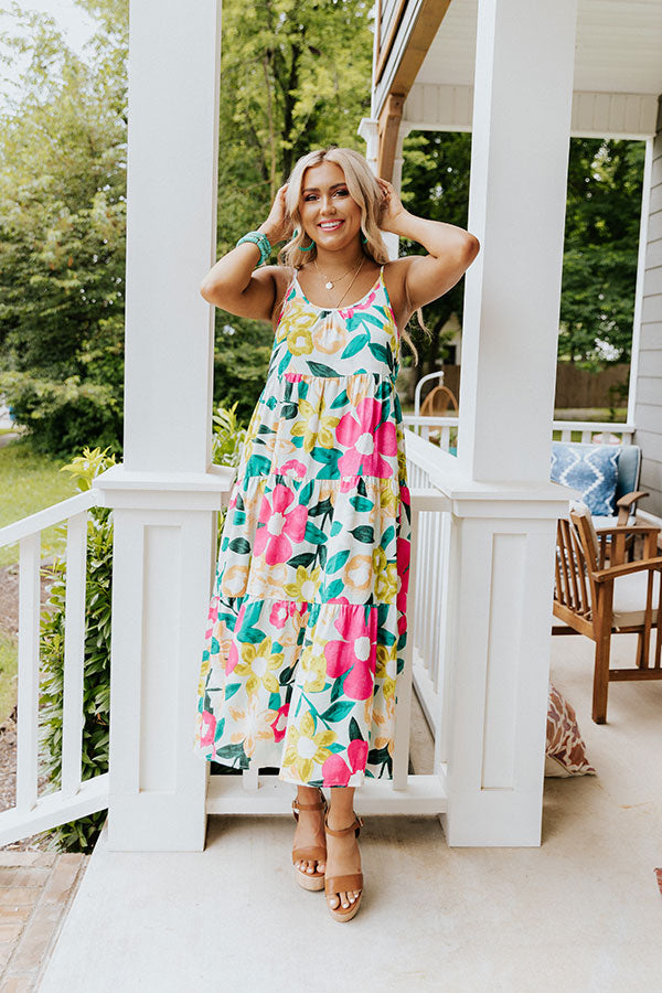 Tropical Mixer Midi In Mint Image - 4