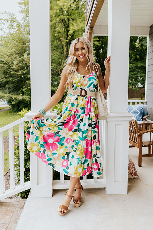 Tropical Mixer Midi In Mint Image - 1