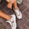 The Junie Snake Print Sneaker Image - 1