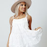 So Darling Eyelet Top in White Image - 1