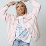 Brand New Look Denim Jacket In Pink Image - 1