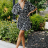 Weekend Highlight Smocked Floral Dress In Black Image - 1