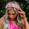 Blossom Babe Floral Headband In Rose Image - 1