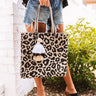 Chilly Cheetah Jute Tote Image - 1