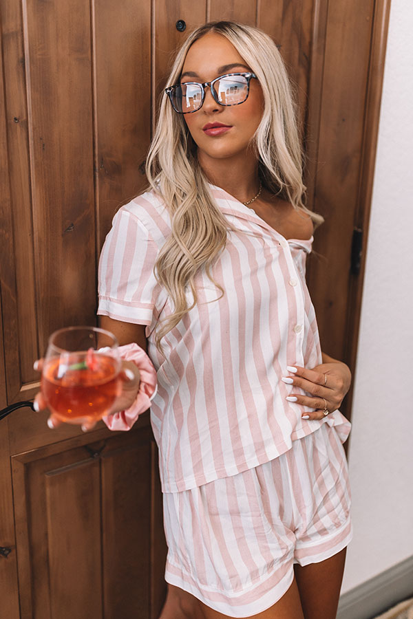 Waking Up In Hollywood Stripe Shorts Image - 4