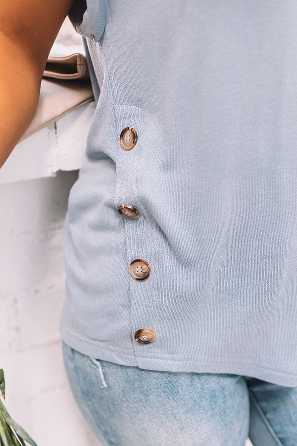 Lovely Dear Shift Top In Airy Blue Image - 3