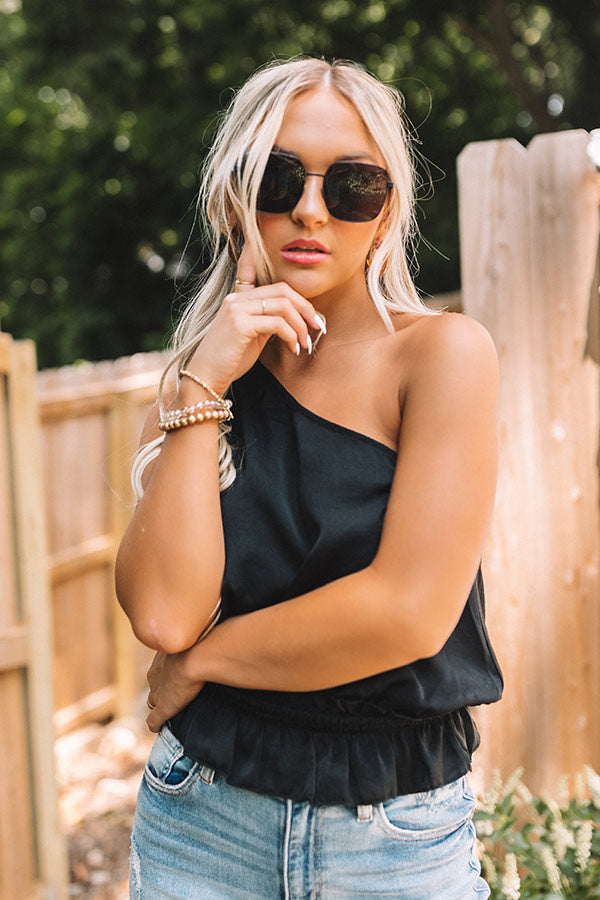 Call Your Shot Top In Black Image - 4