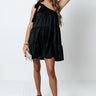 Main Street View Shift Dress In Black Image - 1