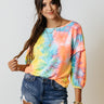 South Beach Party Tie Dye Top Image - 1