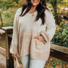 Hometown Roots Knit Sweater In Iced Latte   Curves Image - 1