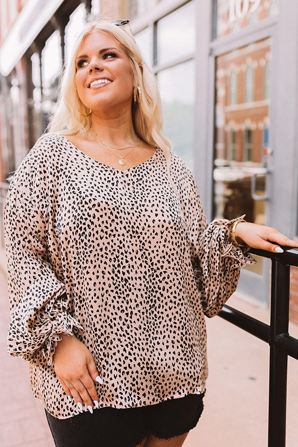 Dreams Come True Leopard Shift Top Curves Image - 3
