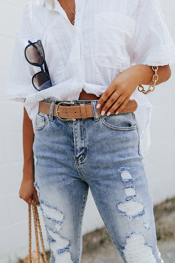 Renegade Faux Leather Belt Image - 1