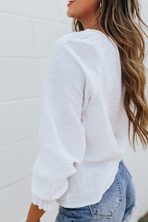 Chic Efforts Shift Top In White Image - 5