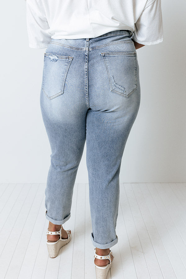 Risen The Penn High Waist Distressed Jean Curves Image - 5