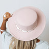 Brooklyn Concert Hat In Light Blush Image - 1