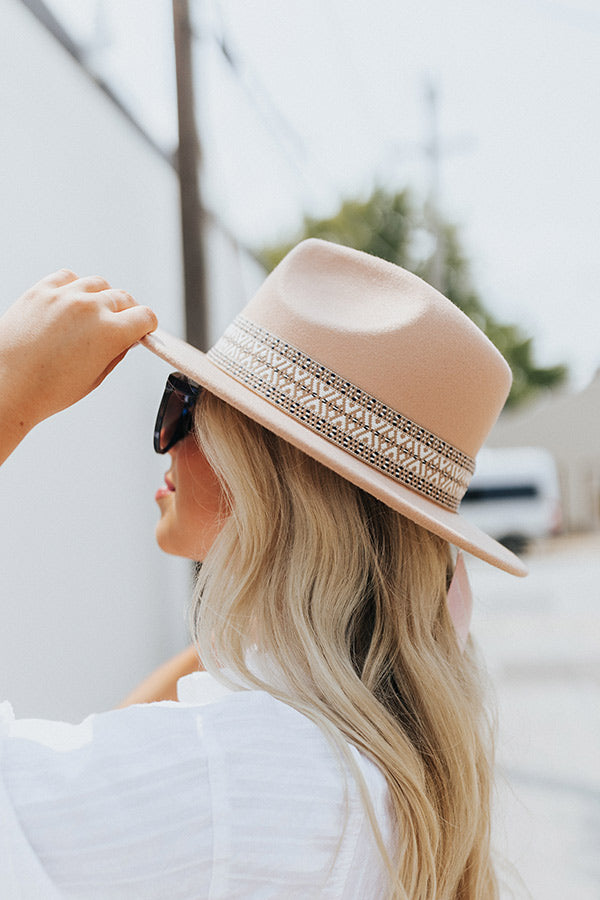 Daytime Romance Felt Fedora Image - 2