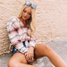 Cabin Babe Flannel Sweater Image - 1