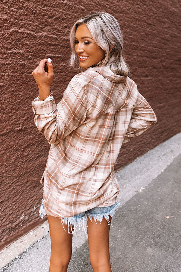Iced PSL Plaid Button Up Image - 5
