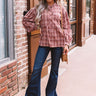 Apple Crisp Plaid Top Image - 1