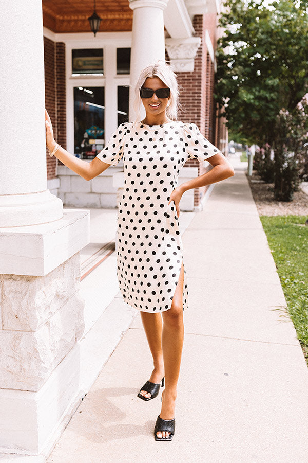 True Intention Satin Midi Image - 3