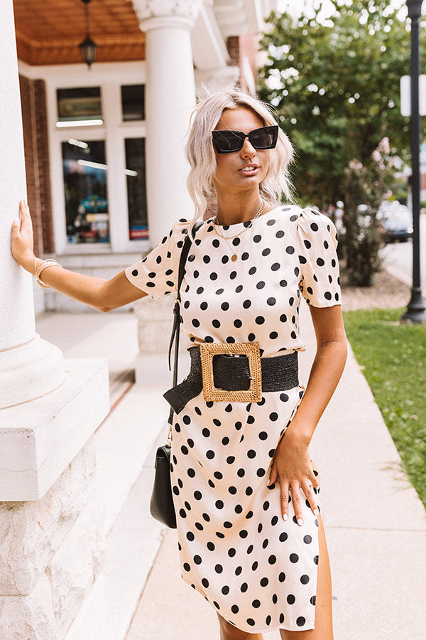 True Intention Satin Midi Image - 2