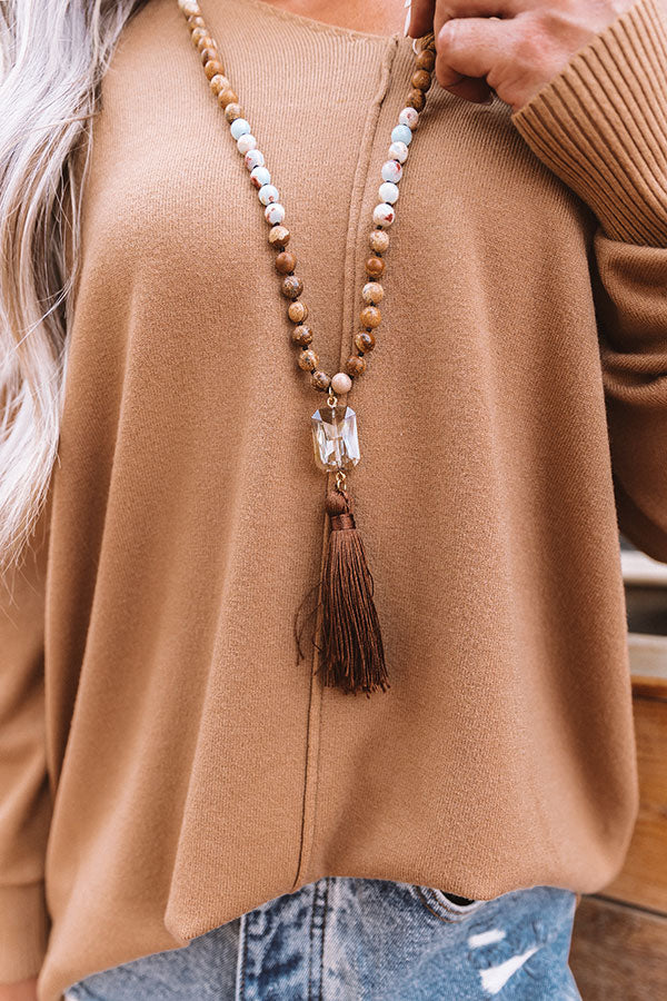 Stylish Vibes Semi Precious Necklace Image - 2