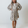 Besotted Beauty Babydoll Dress In Taupe Image - 1