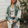 Sundown Chill Cardigan In Hunter Green Image - 1