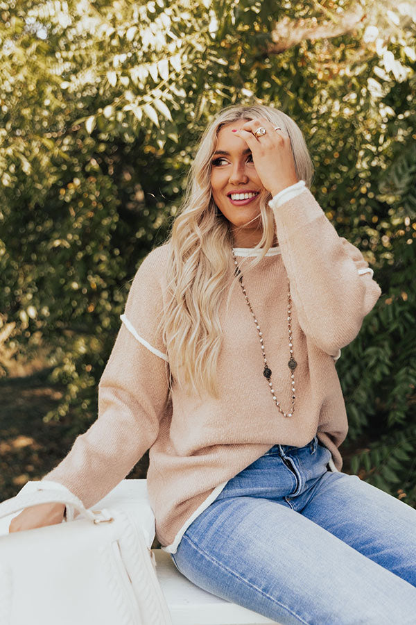 Upstate Weather Sweater In Iced Latte Image - 1