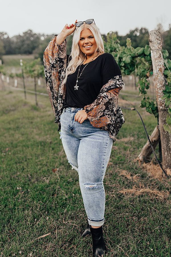 Sonoma Breeze Shift Tee In Black Curves main image 1